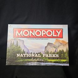 National Parks Edition Monopoly Game.