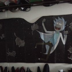 Rick & Morty Windshield Sunshade (TRYING TO SELL ASAP)