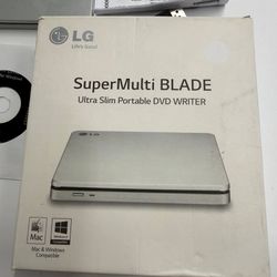 LG Super Multi Blade Ultra Slim Portable DVD Writer - New