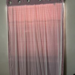 Pink Curtains 