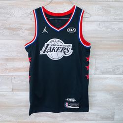 Lebron James 2019 Lakers NBA All-Star Jordan Jersey Black Men 40