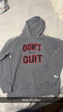 Nike Boys Grey Hoodie size large