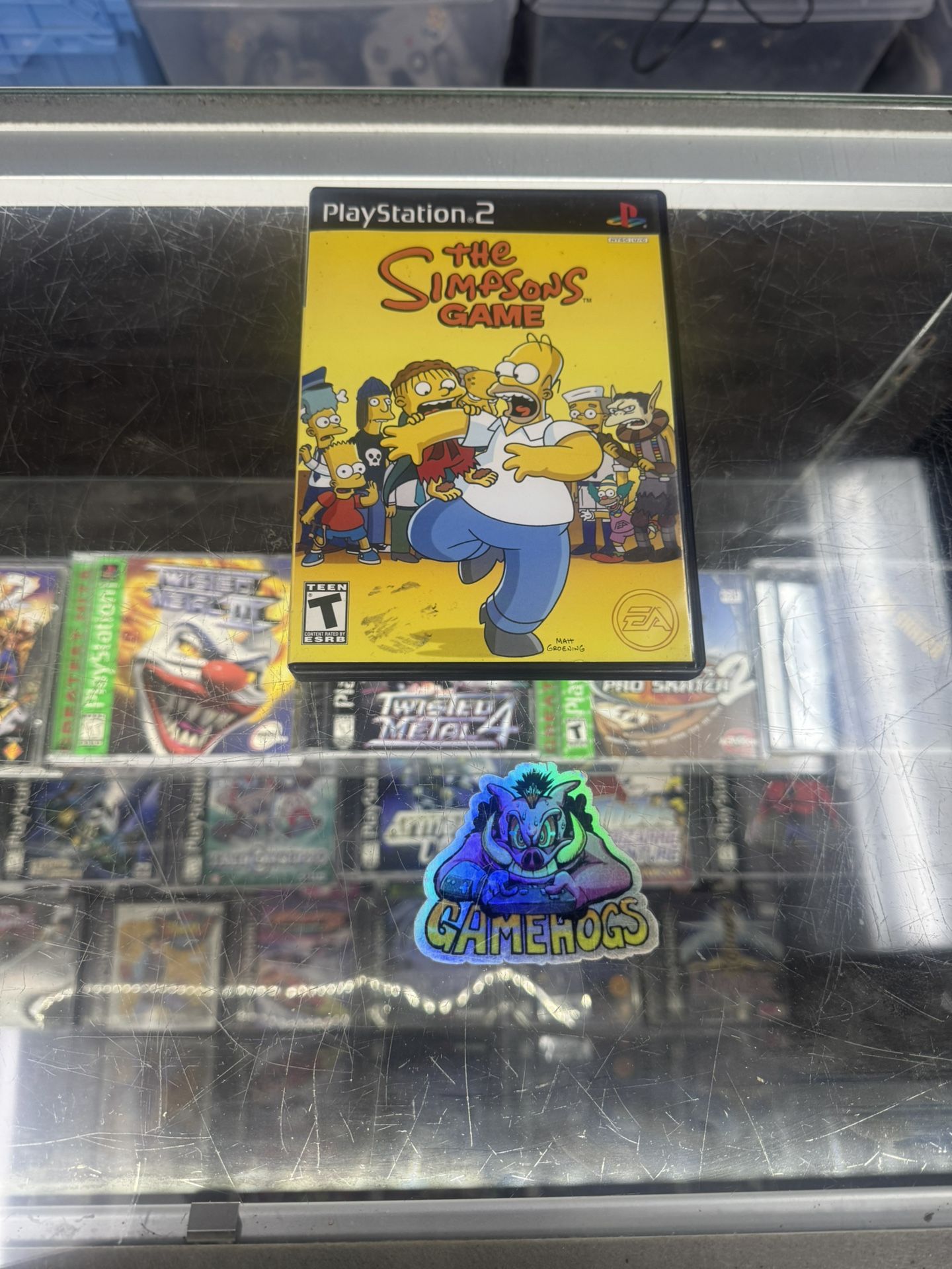 The Simpsons Game Ps2 $30 Gamehogs 11am-7pm