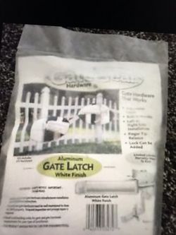 WHITE VINYL GATE ACCESSORIES 