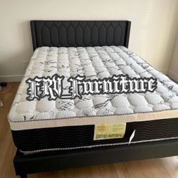 New Queen Bed Frame With Mattress 