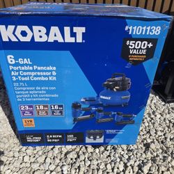 Kobalt 6-Gallon Portable Electric 150 PSI