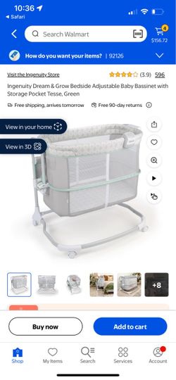 Ingenuity Dream & Grow Bedside Baby Bassinet