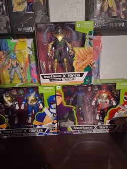 Power Rangers x TMNT Lightning Collection Action Figures