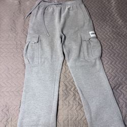 shaka wear grey flared sweats