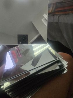 8x8in mirrors for centerpieces