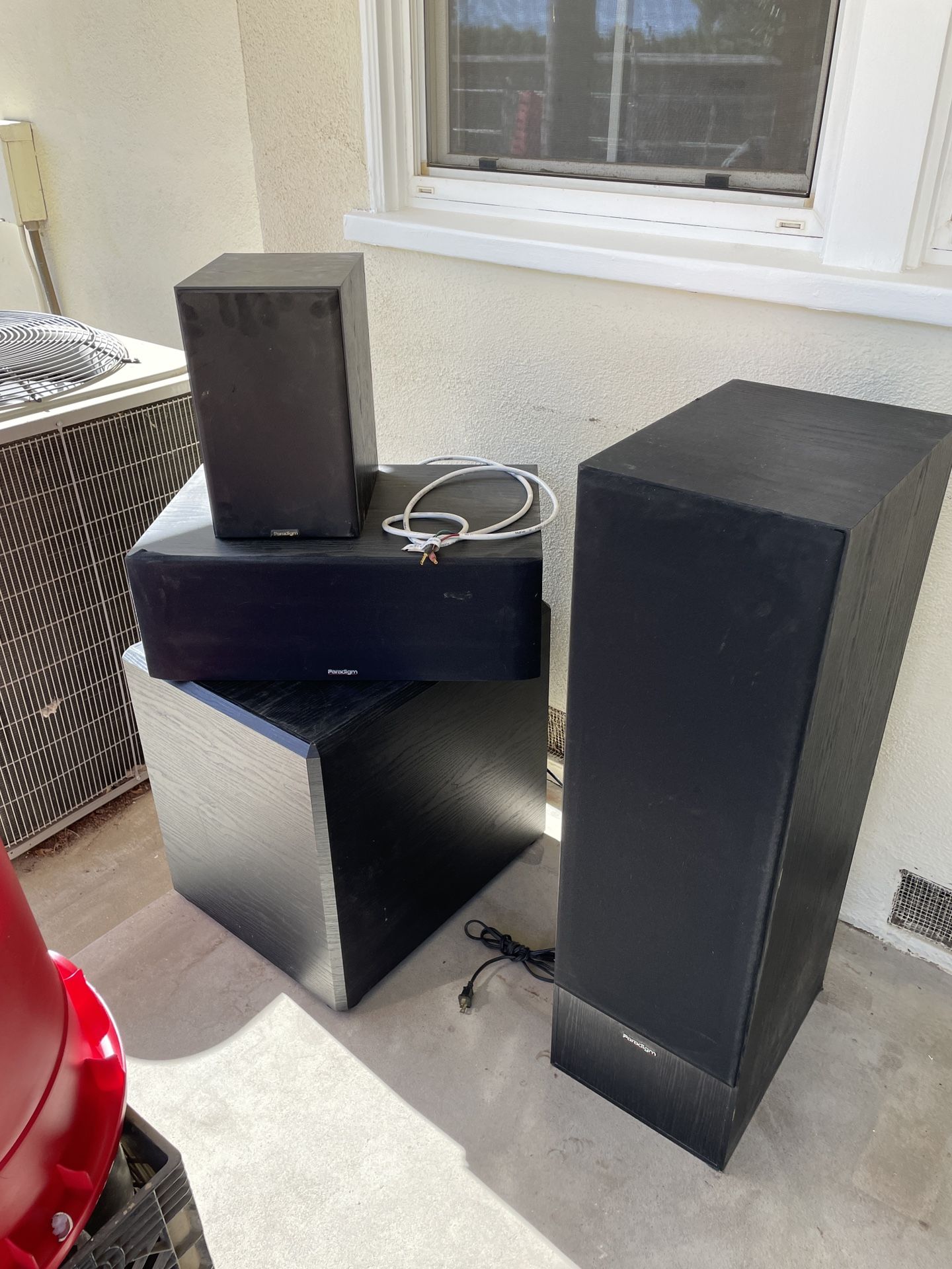 Speakers and Two Subwoofers.