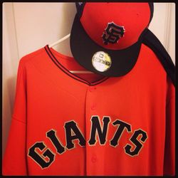 Authentic San Francisco Giants Pablo Sandoval jersey size 52 XL-XXL
