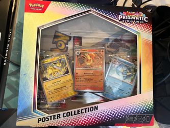 Pokémon prismatic evolutions poster collection