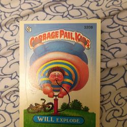 Garbage pail kids will explode