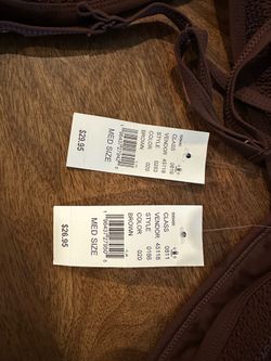 NEW PacSun Brown Bikini Set Medium – Tags Attached