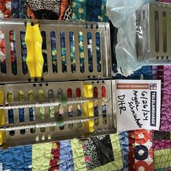 2 sets of small dental cassettes and files 