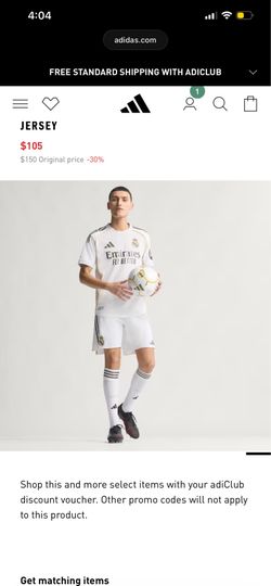 Adidas Madrid Authentic jersey