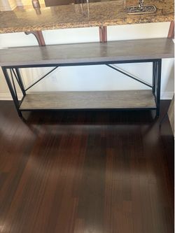 Industrial Sofa Table LIKE NEW - 70.9 Inches Extra Long Sofa Table Behind Couch, Industrial Entry Console Table for Hallway, Entryway & Living Room, G