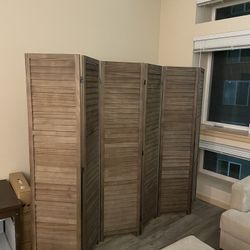Wood Room Divider