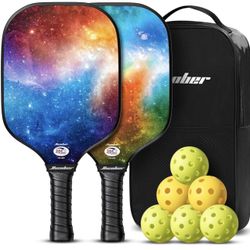 Premium Multi-layer Pickleball Paddle - Hicober for Pickleball Paddles Set of 2