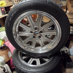 Staggered 18's 5x114.3 Rims And Tires