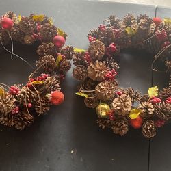 2 Christmas Wreaths