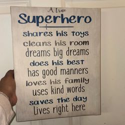 Boys Canvas Decor Picture 