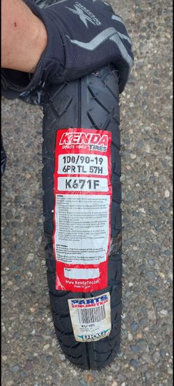 Kenda K671F 100/90-19 Motorcycle Tire