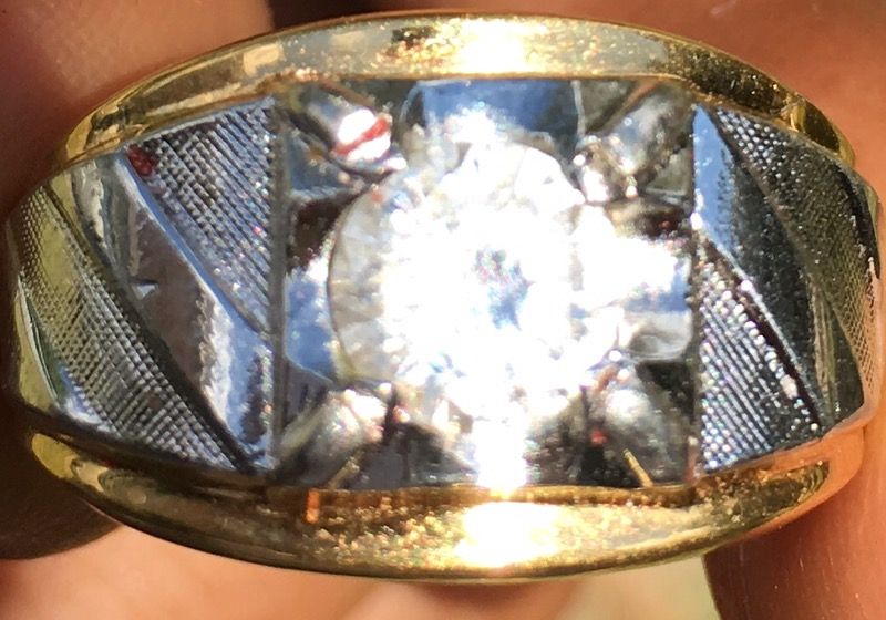 14K T.G.E. ESPO Gold/Silver Ring