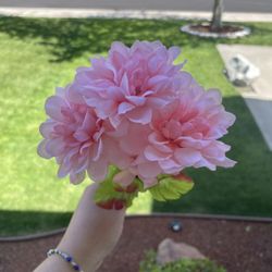 Fake Pink Flowers