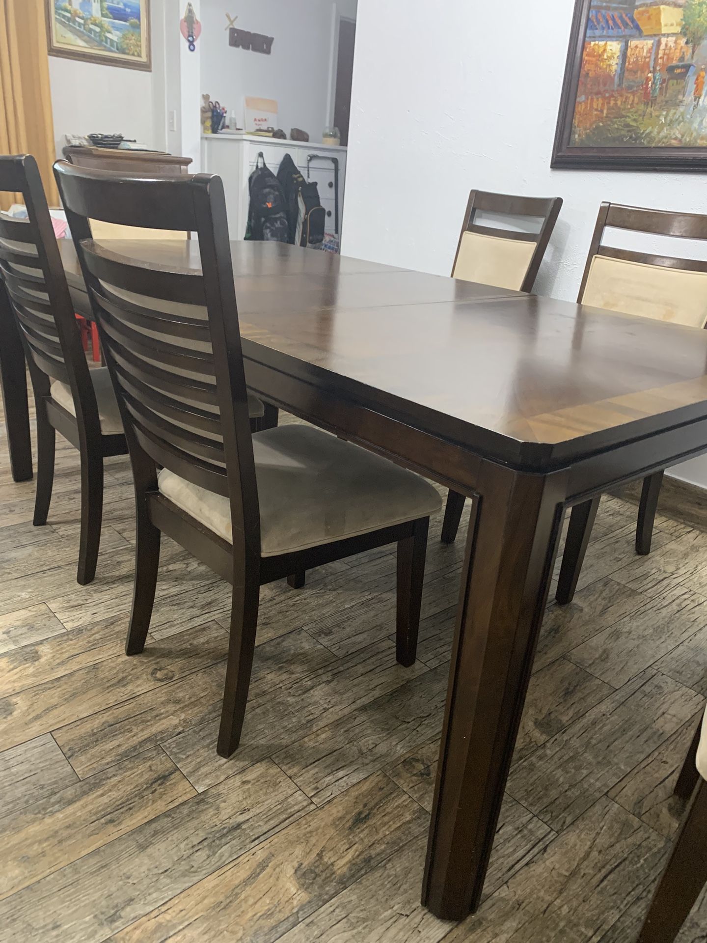 Table And 6 Chairs
