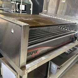APW Wyott HRS-75, Hot Dog Roller Grill, 75 Capacity, 240V, 1 phase