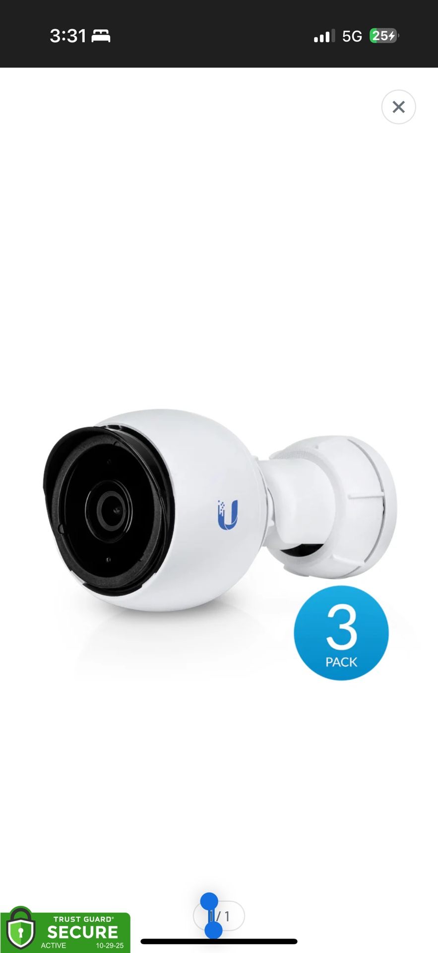 Ubiquiti UVC-G4-BULLET-3 Camera G4 Bullet, 3-Pack (New)
