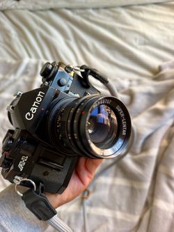 Canon A-1 with 35mm lens