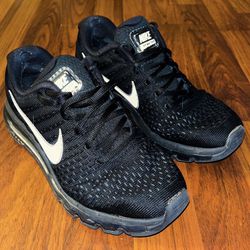 Nike Air Max 2017 Youth Black/Silver Shoes Size 5