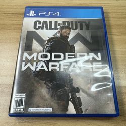 PS4 Call Of Duty Modern Warfare