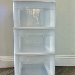 3 Drawer Plastic Storage
