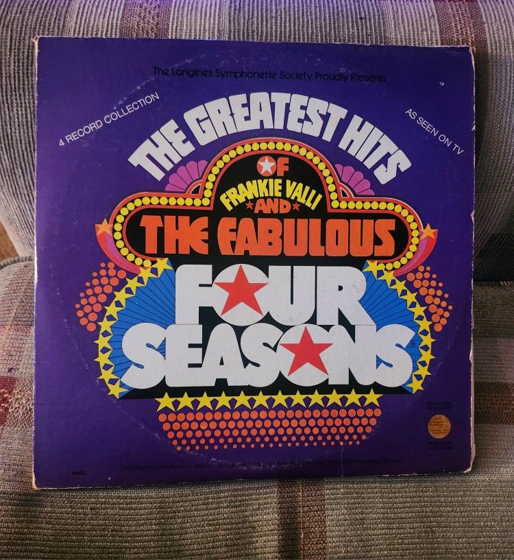 The Greatest Hits Of Frankie Valli And The Fabulous Four Seasons Vinyl 1974 -4 LP'S