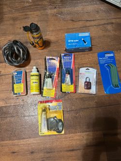 Bike repair kit and bike locks