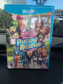 Barbie & Her Sisters Puppy Rescue (Nintendo Wii U, 2015) Complete w/ Manual