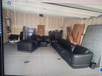 Black couches