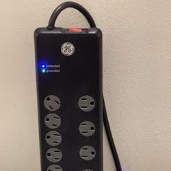 GE 10-Outlet Surge Protector w/2 USB-A Ports & 6 Ft A/C Cord - posted price is firm.