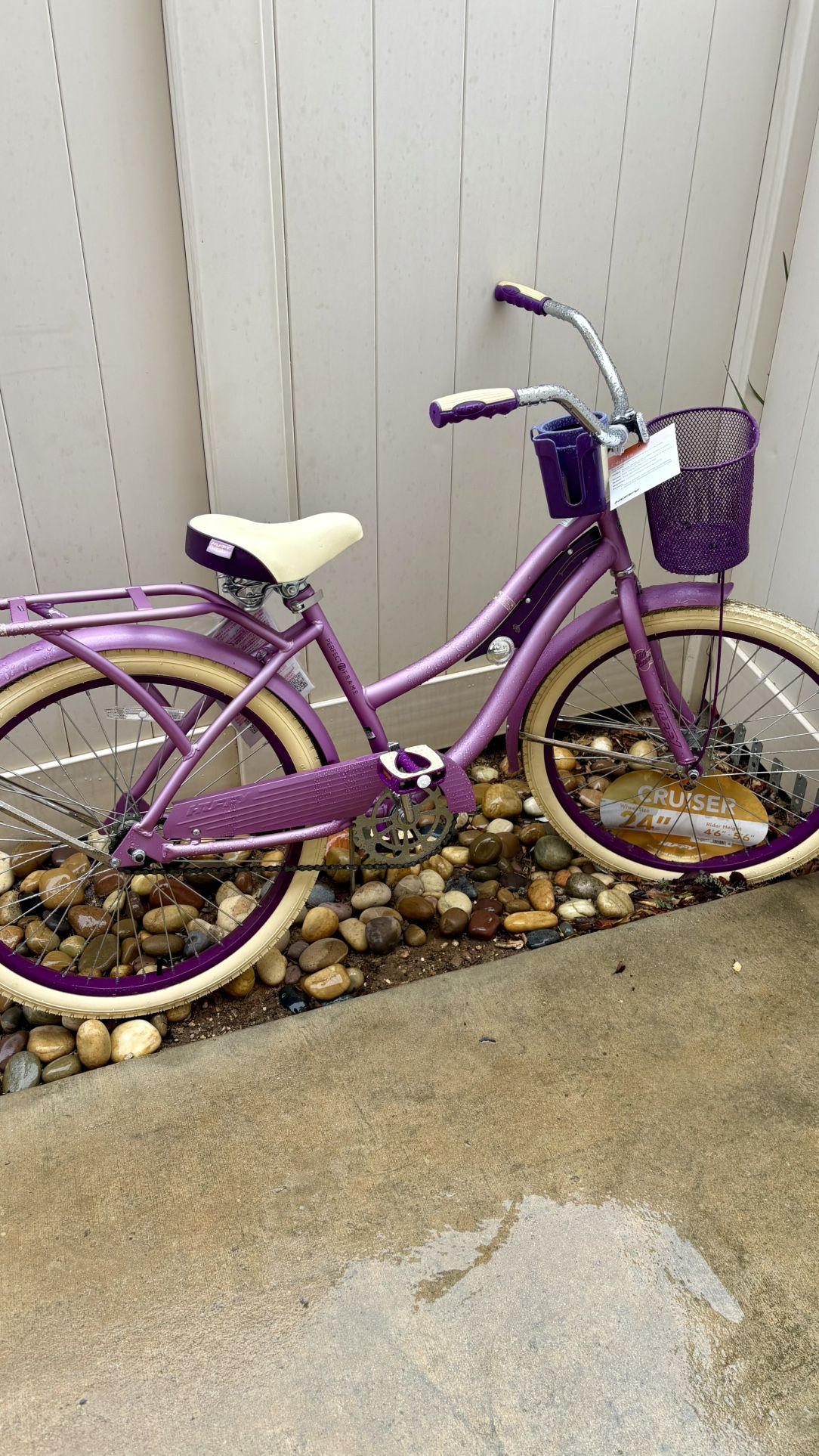 Huffy 26" Nel Lusso Cruiser Bike, Fits Riders 5'0"+, Purple Adult, Women's