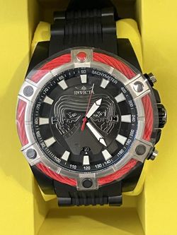 INVICTA STAR WARS KYLO REN “LIMITED EDITION” SWISS QUARTZ WATCH “NEW”