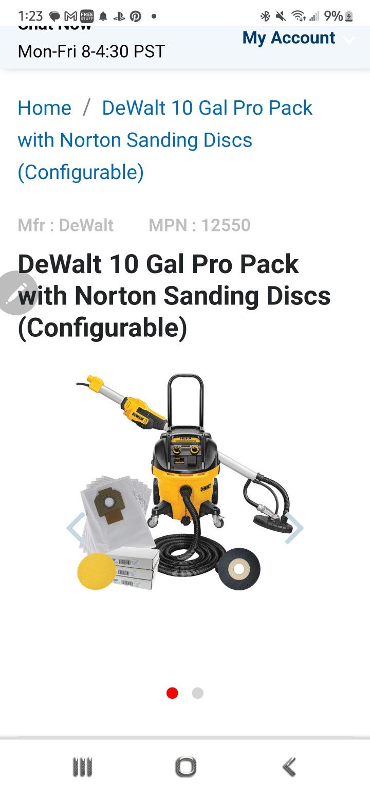 Dewalt Sheetrock Sander Brand New