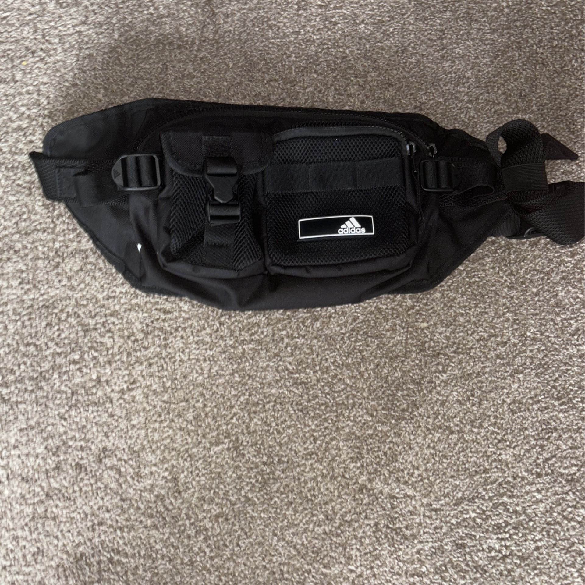 Adidas Men’s Cross Body Bag All Black With Adjustable Straps