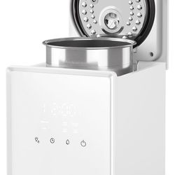 Stainless Steel Humidifier, 3L Warm Mist Humidifier, Easy Clean with Warm Steam Humidifier, Healthy Air Mist Humidifiers for Bedroom Living Room, with