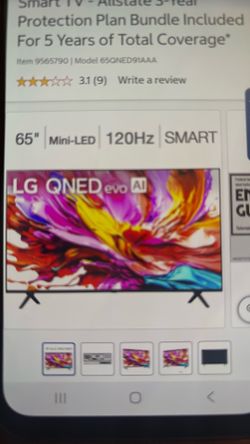 LG 65" 4K SMART TV