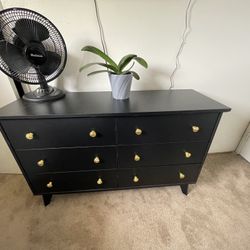 Small Black Dresser 