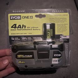 RYOBI ONE+ 4Ah 1ev Lithium HIGH PERFORMANCE Battery